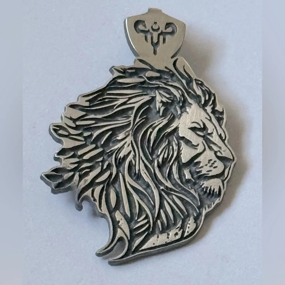 925 Silver lion unisex pendant